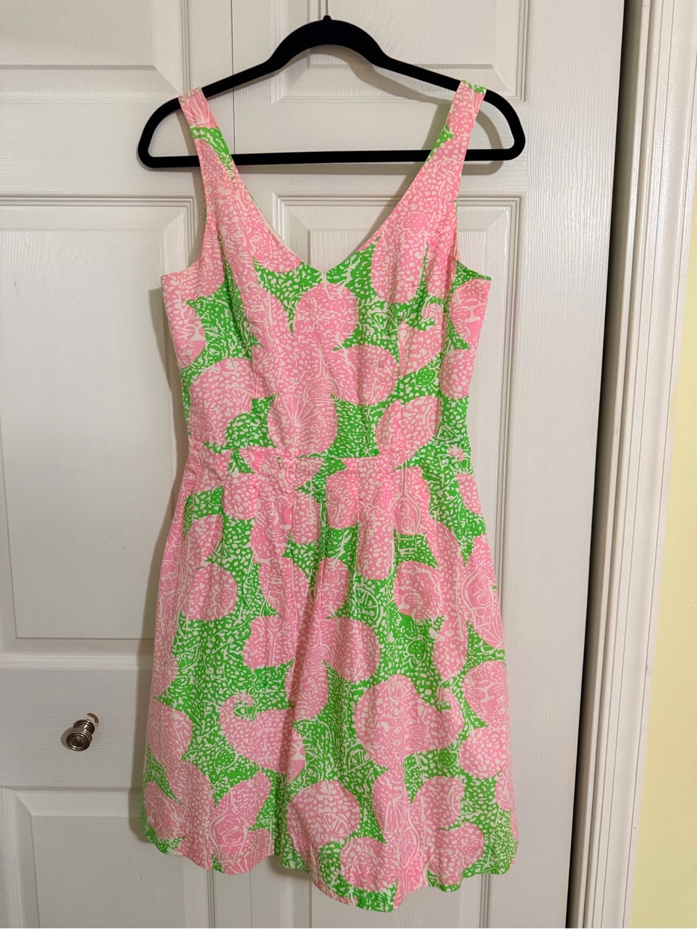 Lilly Pulitzer Pink & Green Floral One-Piece Dress